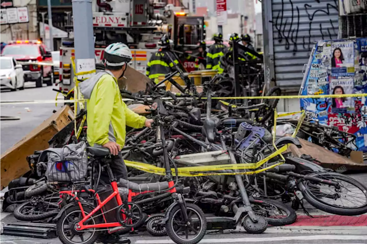 NYC gets $25M for e-bike charging stations, seeking to prevent deadly battery fires