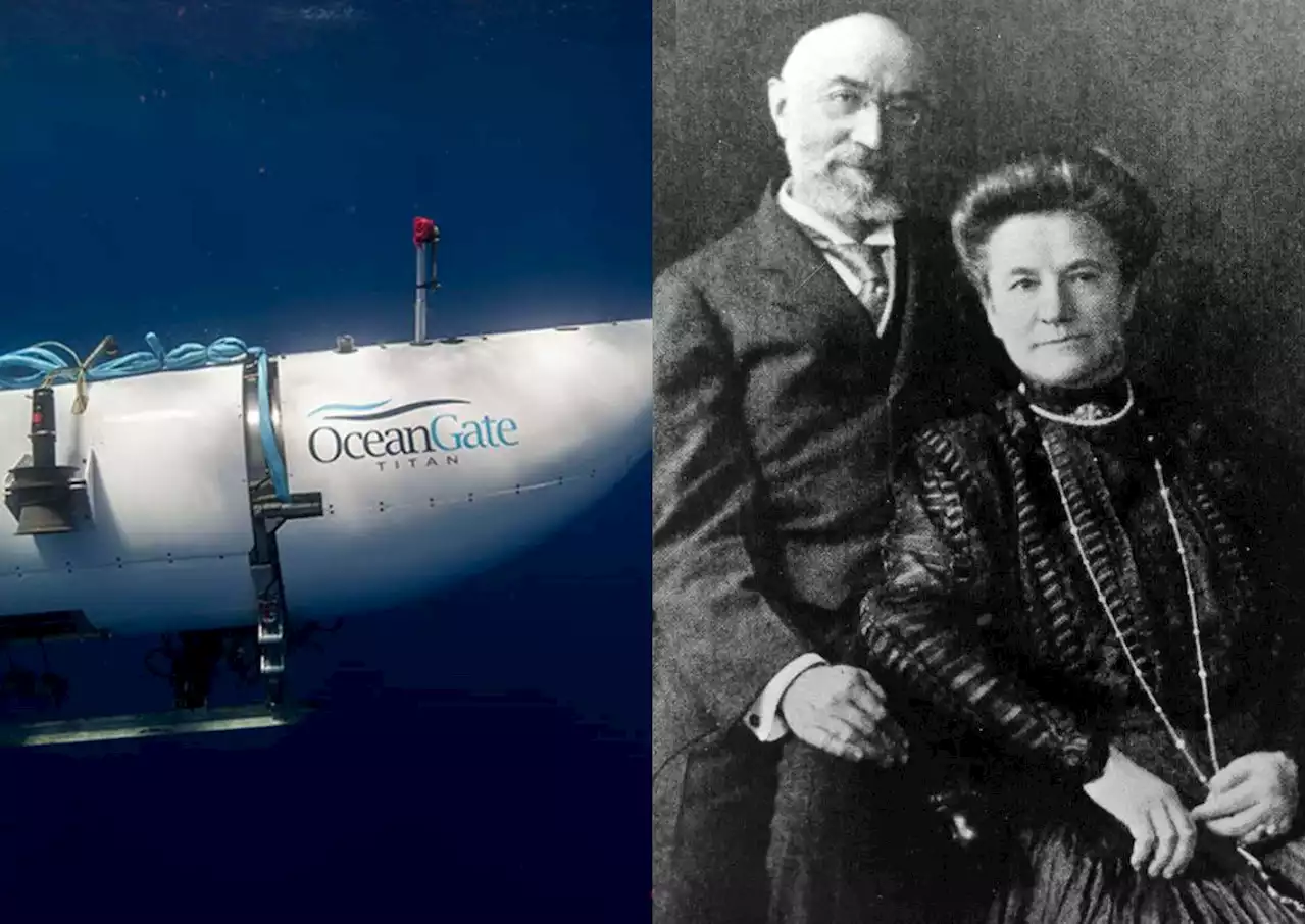 Esposa del piloto del submarino OceanGate es tataranieta de pareja que murió en Titanic