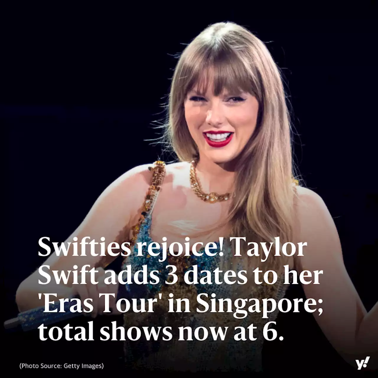 Taylor Swift adds three dates to her The Eras Tour stop in Singapore in March 2024