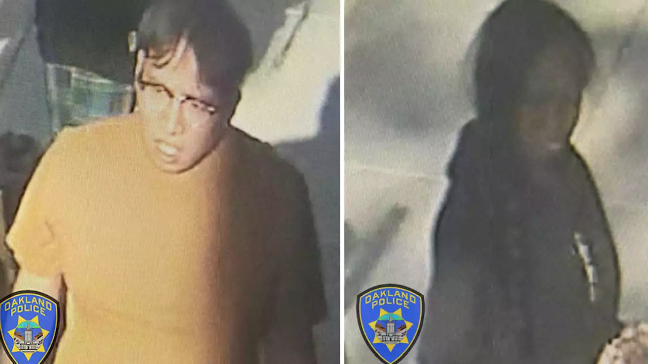 Oakland PD needs help IDing persons of interest in fatal shooting of man delivering flowers