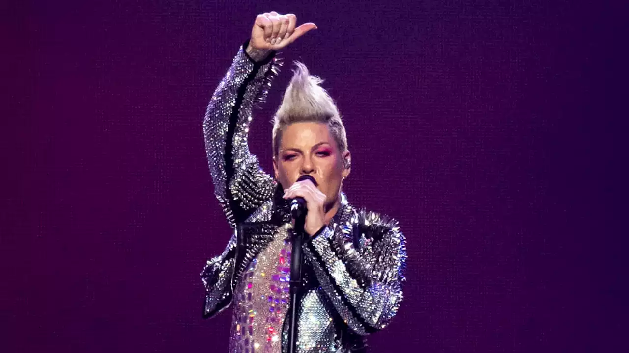 Une fan de Pink lui lance un sachet contenant les cendres de sa mère en plein concert