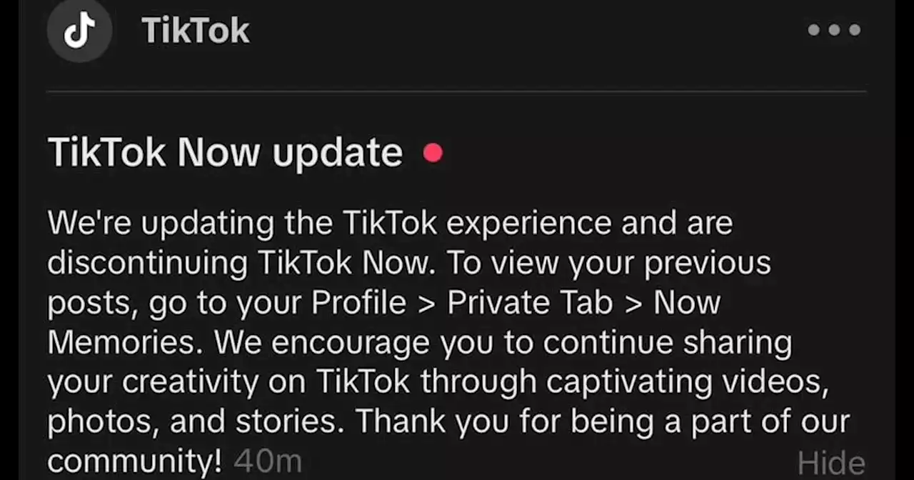 TikTok ประกาศปิดฟีเจอร์ TikTok Now ที่ได้แรงบันดาลใจมาจาก BeReal