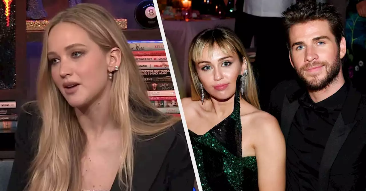 Jennifer Lawrence Denied That Miley Shaded Her Over A Rumored Affair With Liam Hemsworth