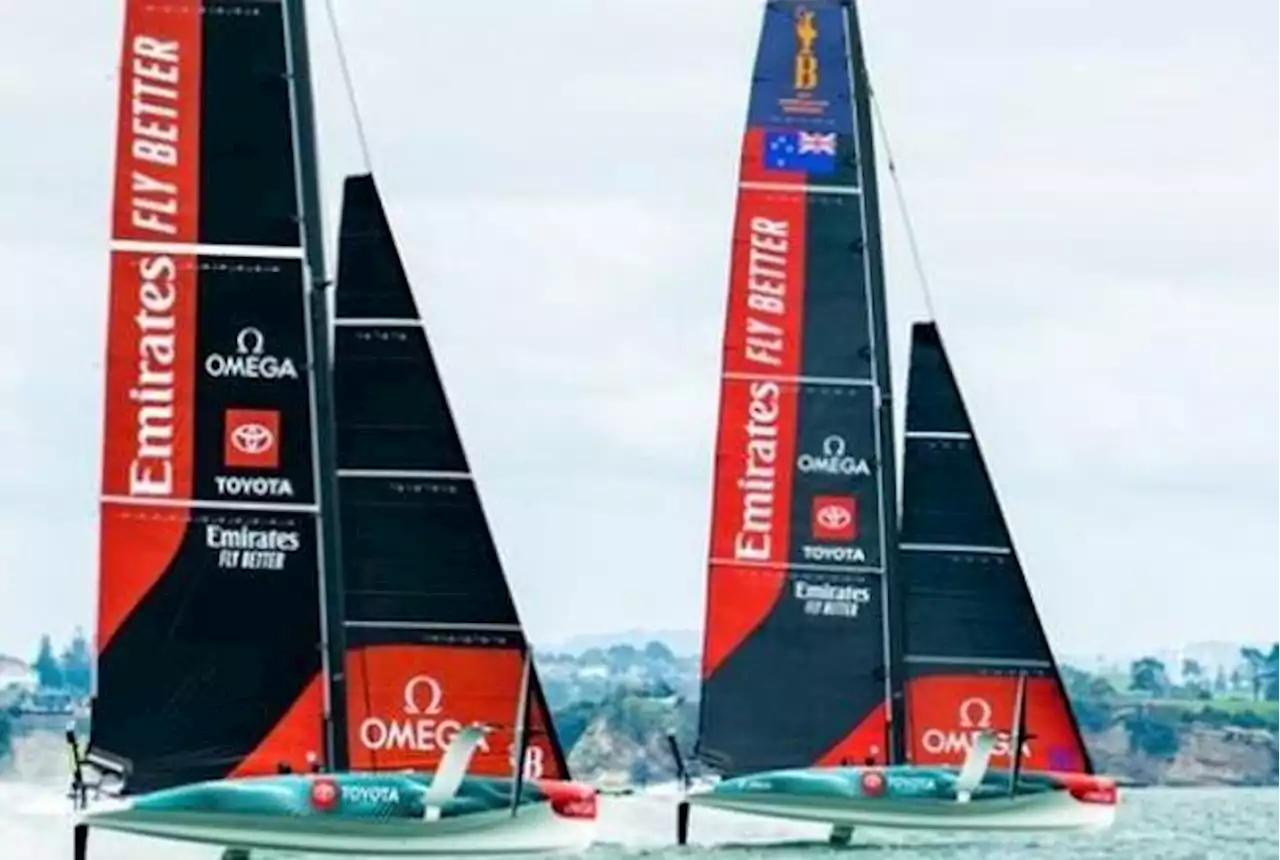 La prima Luna Rossa sbarca a Barcellona, ma non è ancora la barca della Coppa America