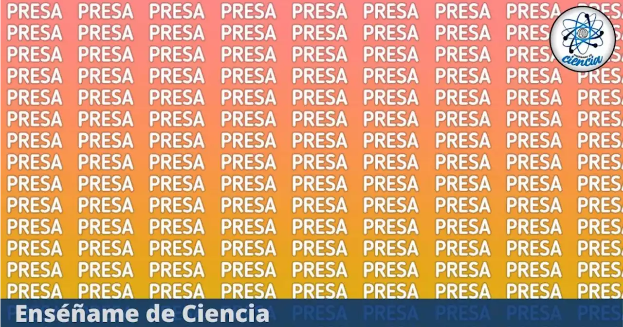 ¿Eres capaz de encontrar la palabra FRESA en menos de 6 segundos en este acertijo visual?