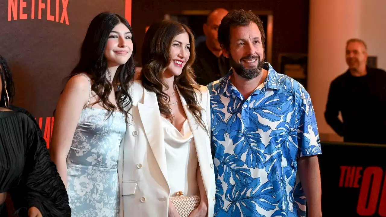 Adam Sandler and Wife Jackie Pose With Lookalike Daughter Sunny