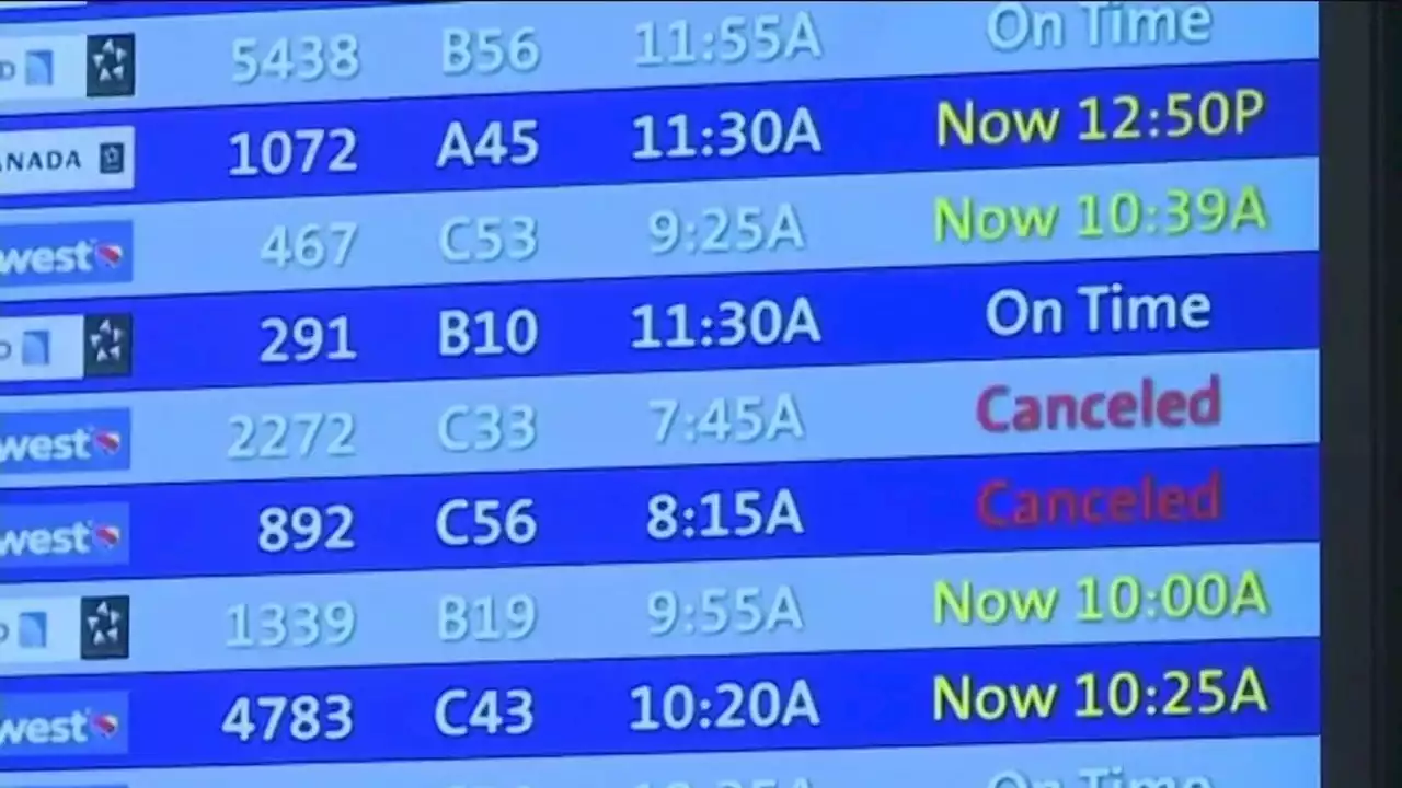 LAX travelers facing dozens of flight delays, cancellations