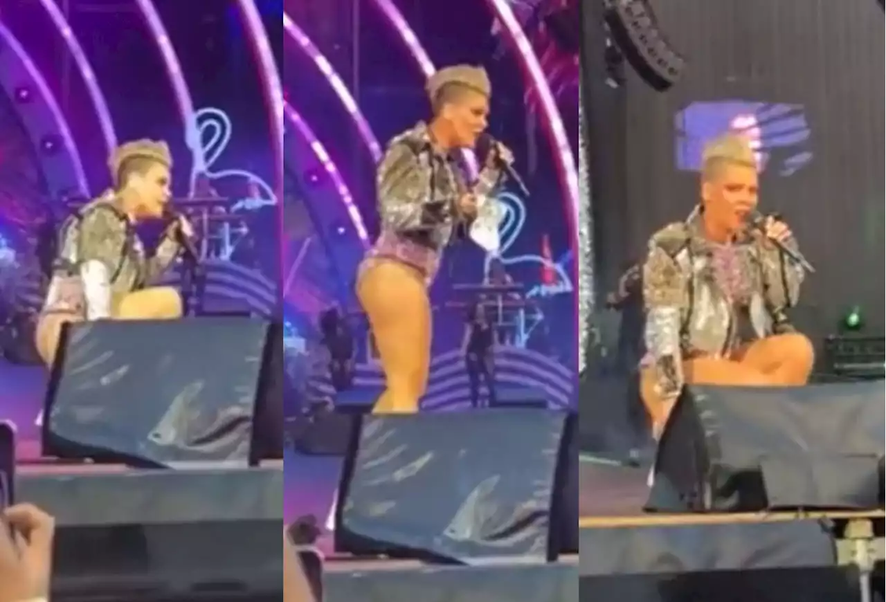 Fã de Pink joga cinzas de mãe ao palco e surpreende cantora