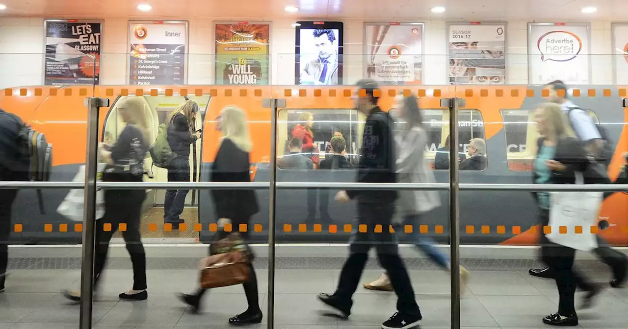 Glasgow man's leg 'trapped' between train and platform as Subway suspended