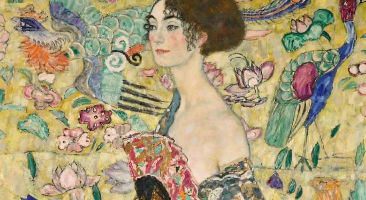 Klimt da record, l'ultimo ritratto venduto all'asta a 100 milioni di euro. 'Dama con ventaglio' è il più caro in Europa