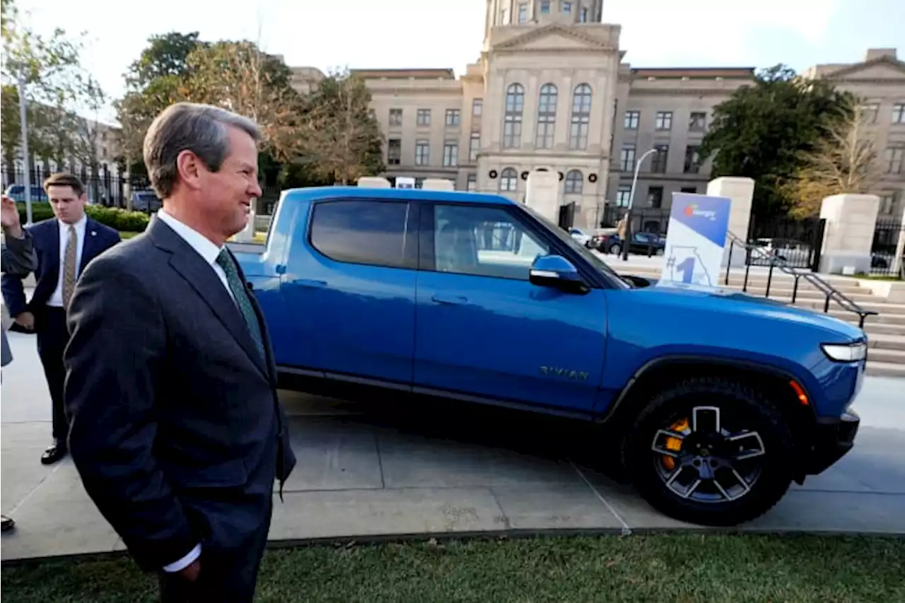 Georgia governor attacks Biden's electric vehicle policy at federally-backed battery material maker