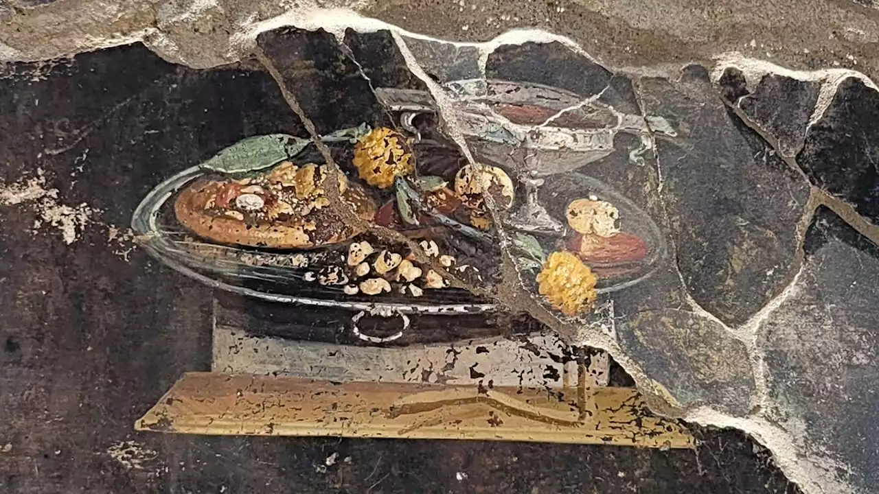 Bild einer „Pizza“ in Pompeji entdeckt