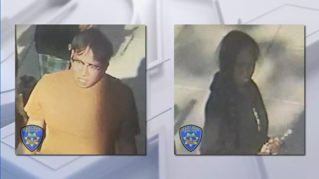 Oakland police release photos of 2 persons of interest in delivery man's killing