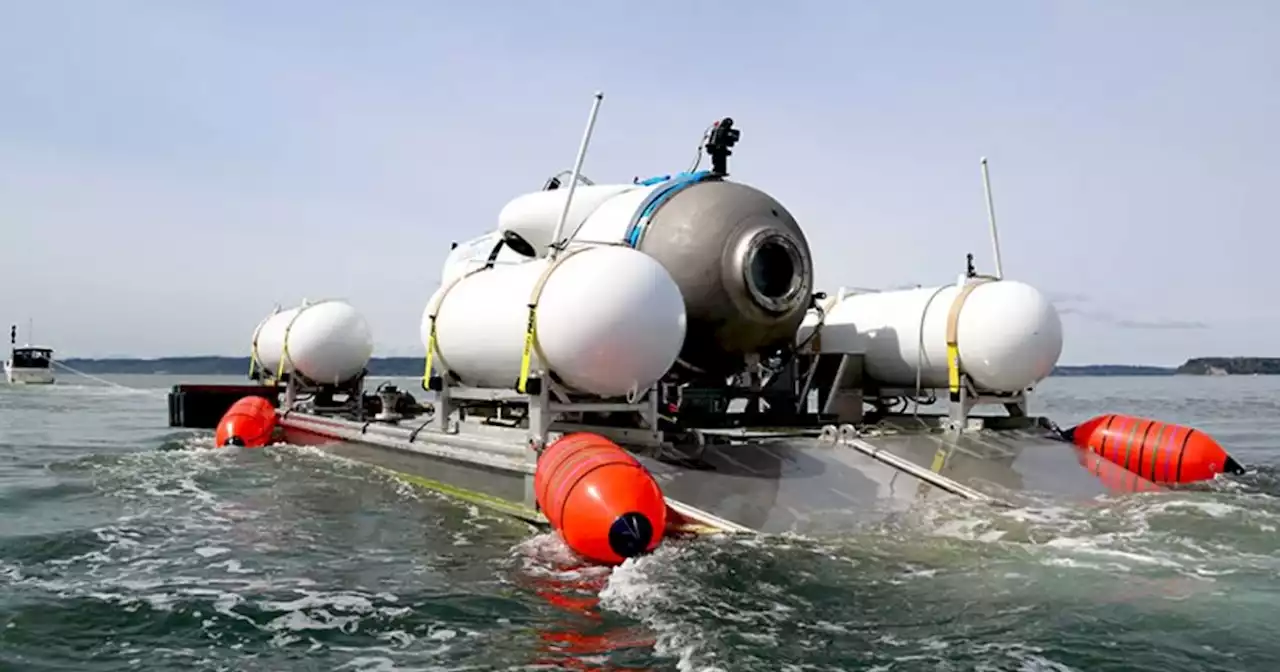 [Video] Submarino perdido cerca al Titanic y el momento en que implosiona