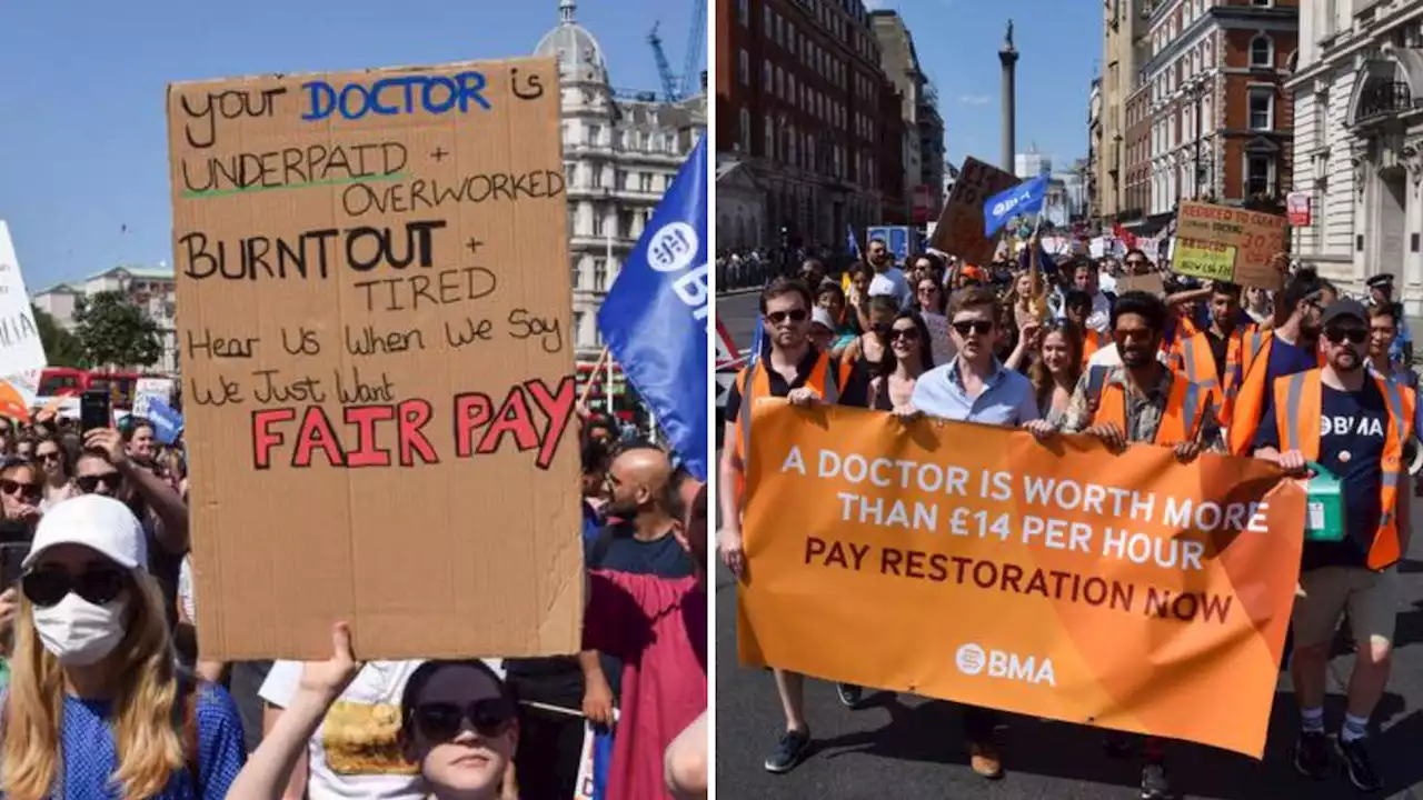 Senior NHS doctors vote to strike on two days in July