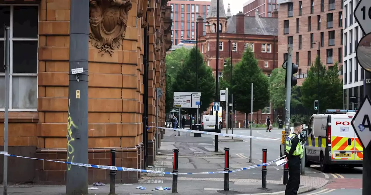 Witnesses describe moments after man is 'slashed' outside Piccadilly station