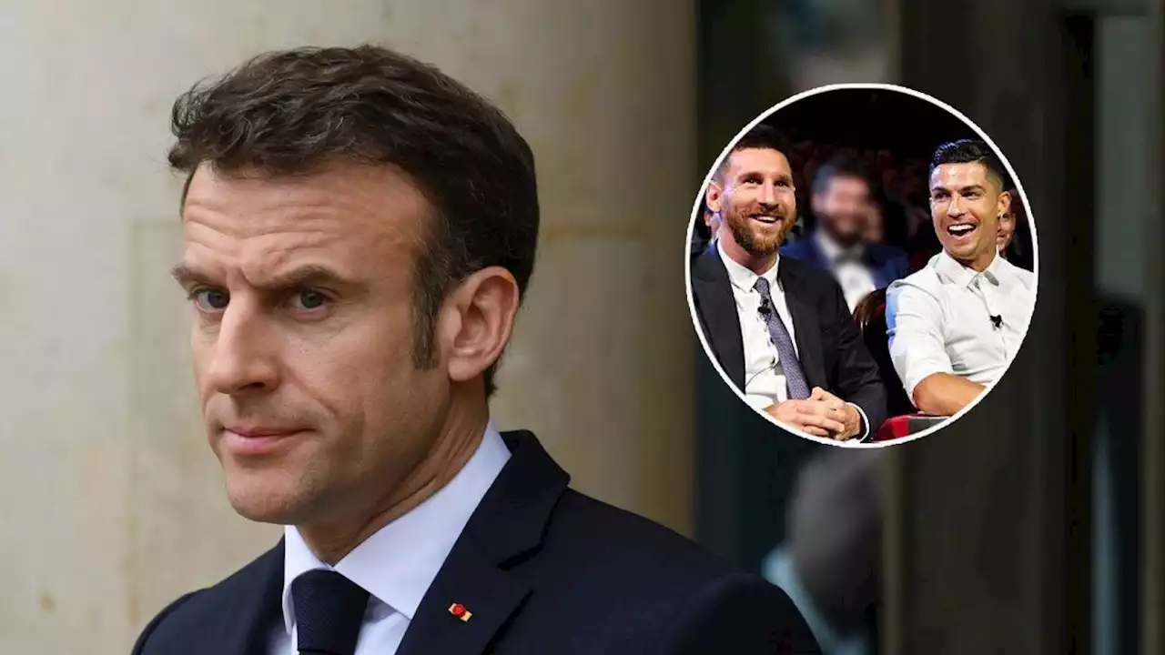 Lionel Messi o Cristiano Ronaldo: ¿A quién eligió Emmanuel Macron?