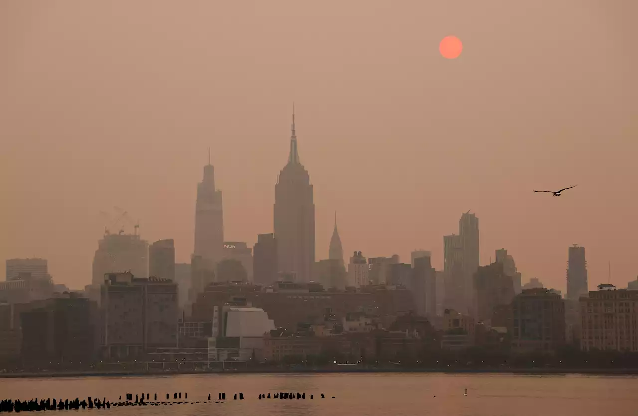 NY air quality to worsen again Wednesday due to wildfire smoke