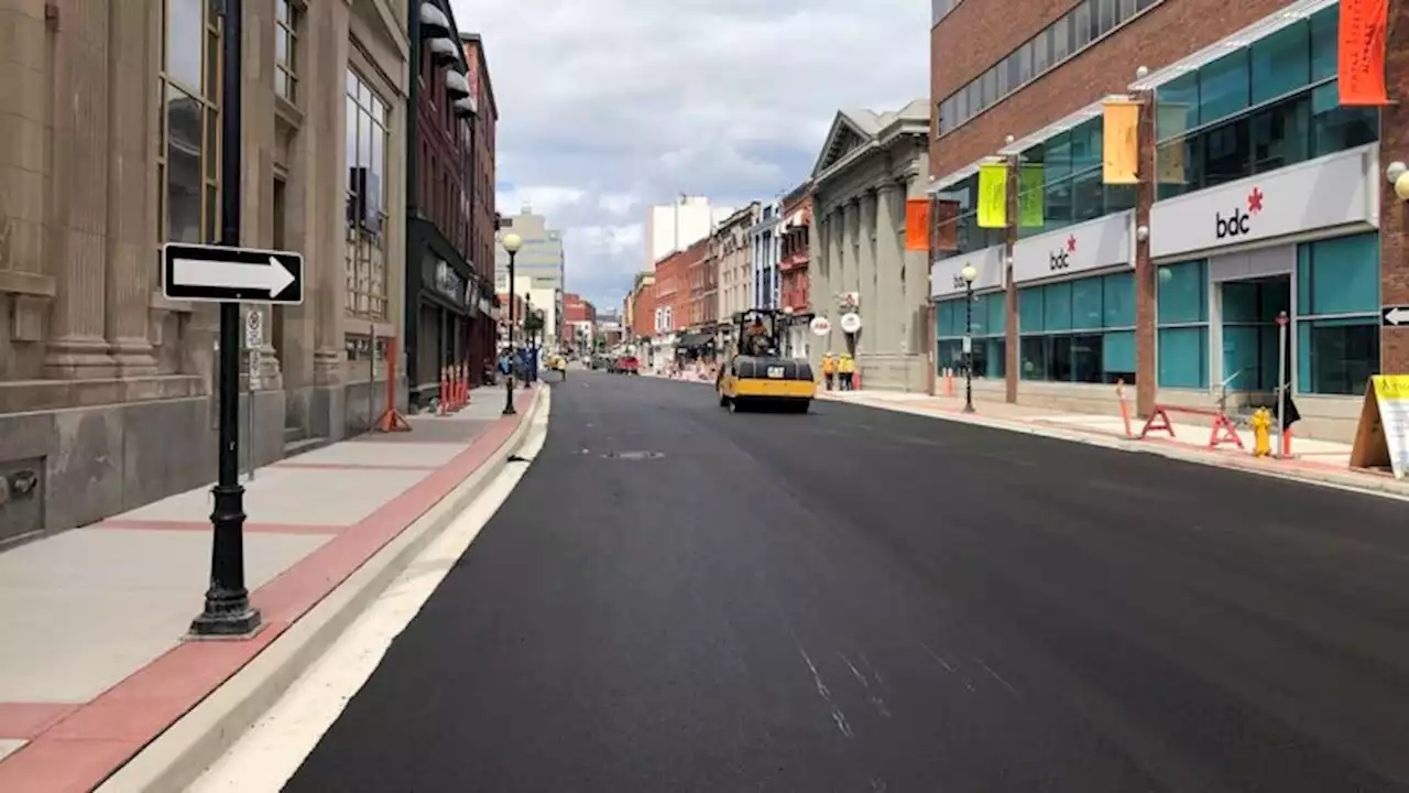 Water Street infrastructure project expected to be finished by early July