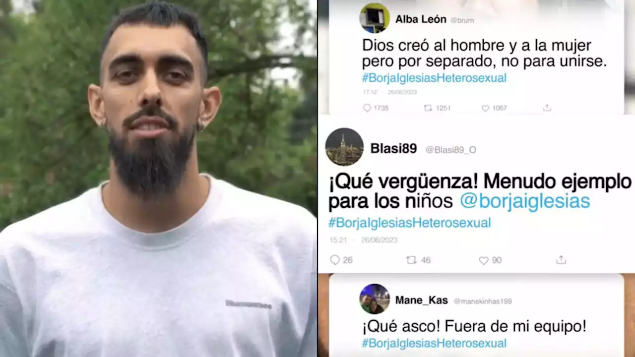 'Hola, soy Borja Iglesias y soy heterosexual': la campaña contra la homofobia del futbolista español | Mes del Orgullo LGBTQ+