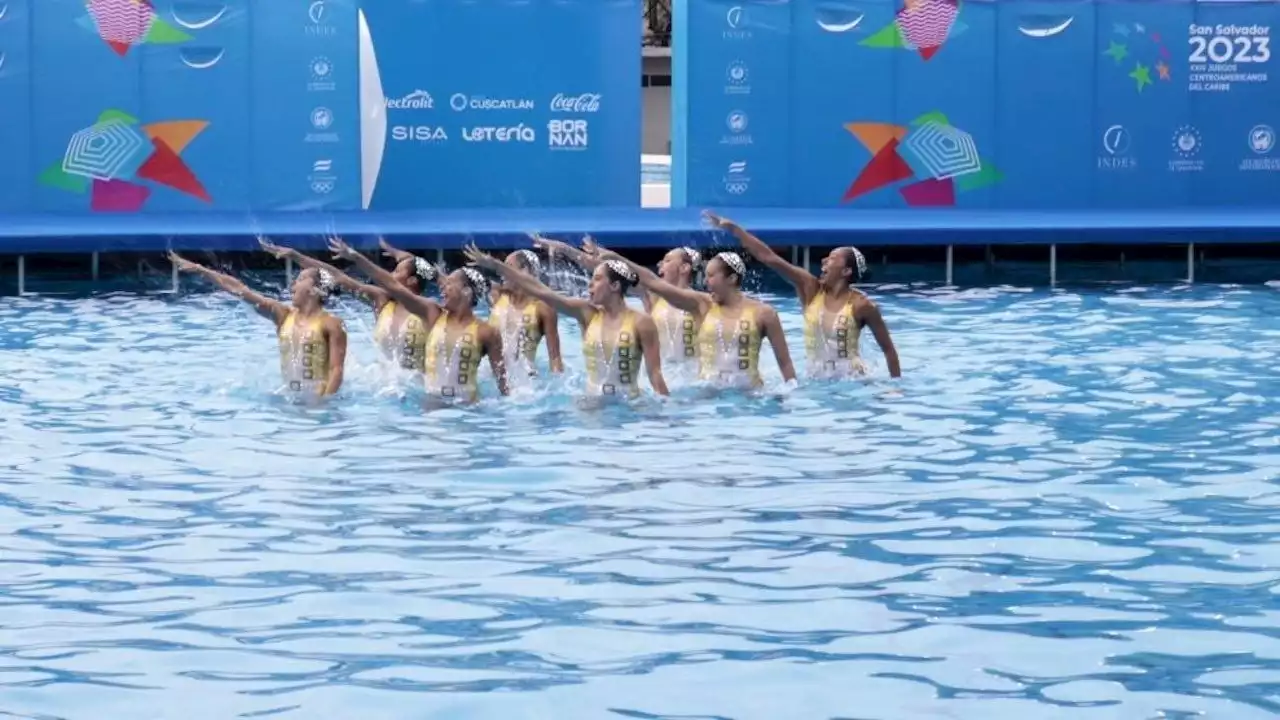 En polémica decisión, México se queda con la plata en natación artística en los Centroamericanos