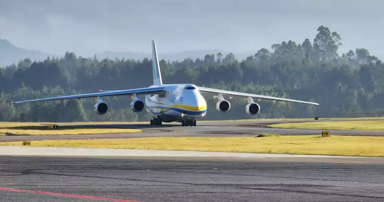 Avión más grande del mundo aterrizó en el aeropuerto José María Córdova y esta es la razón