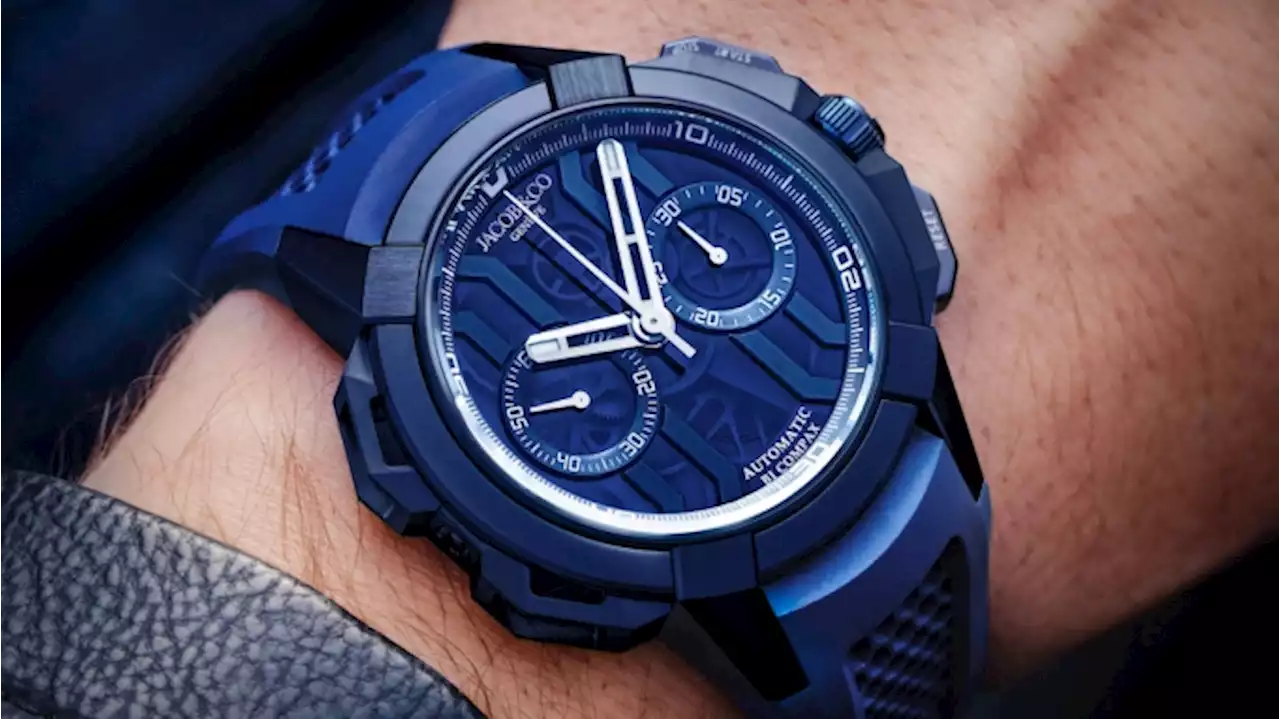 Jacob & Co. Just Unveiled an All-Blue Titanium Chronograph