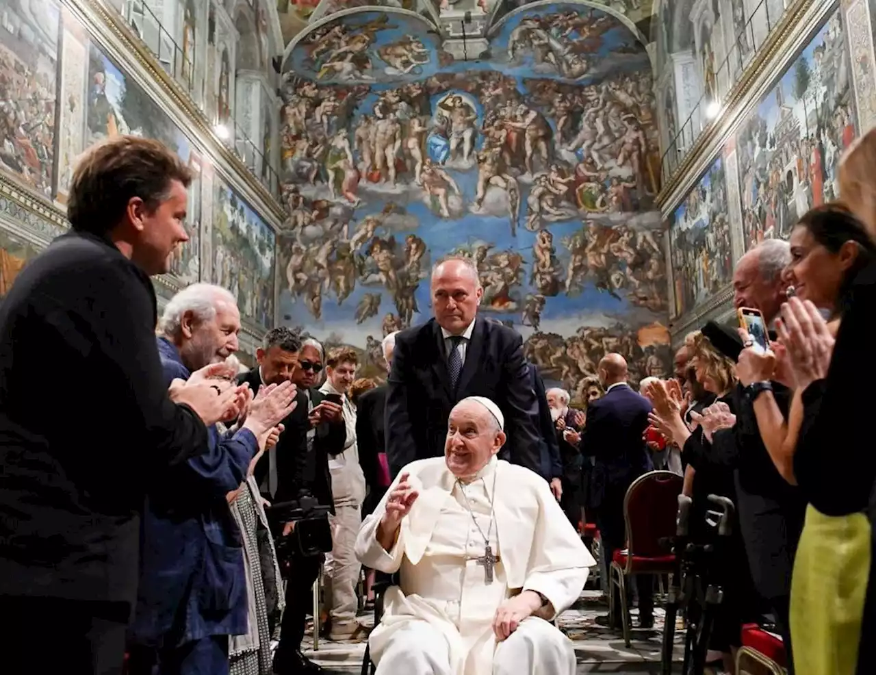 Pope Francis to the world’s creatives: ‘You have the ability to dream new versions of the world’