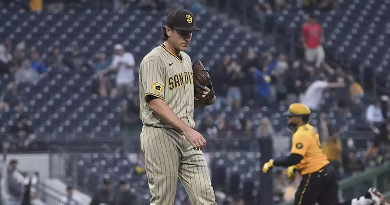 Padres start road trip with 9-4 loss to Pirates