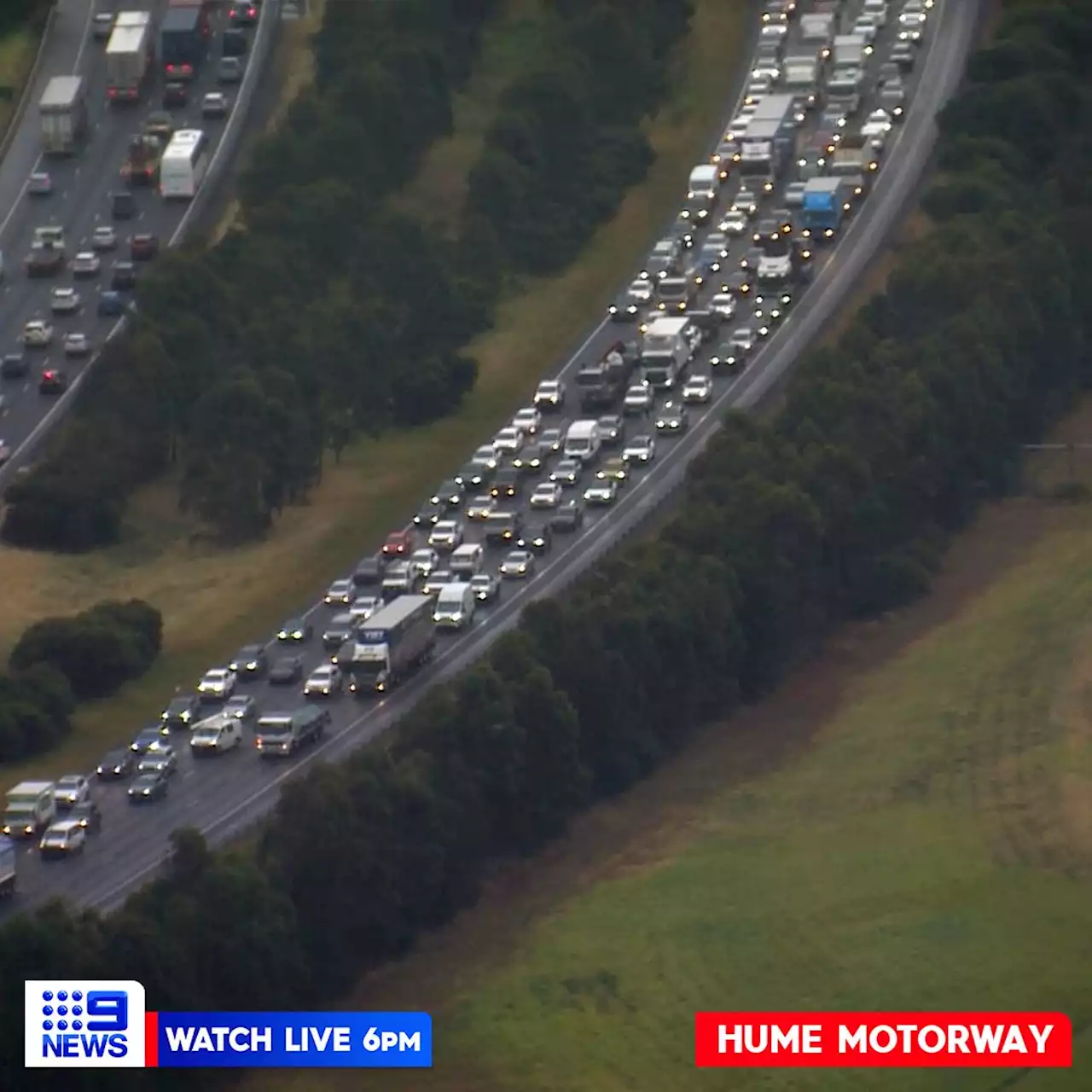 Two collisions halt traffic on major Sydney road at peak hour