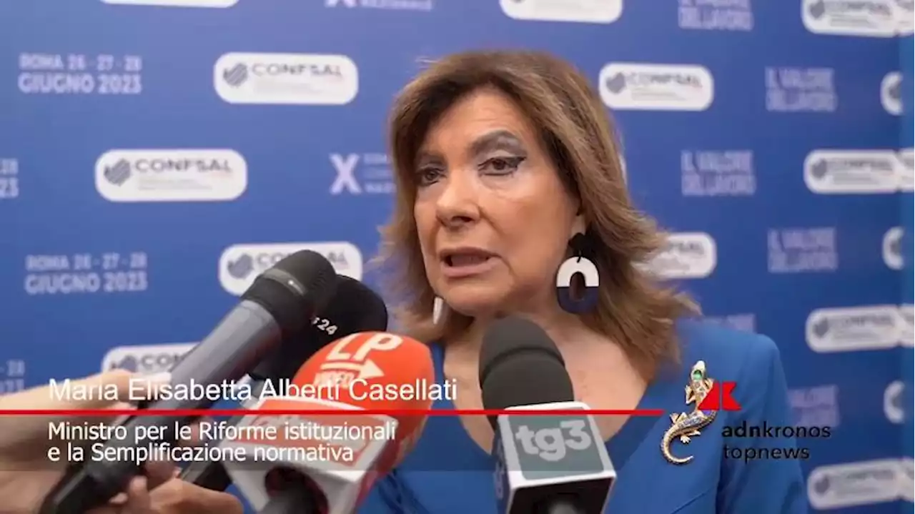 Casellati: “Il mondo del lavoro oggetto di attenzione del Governo”