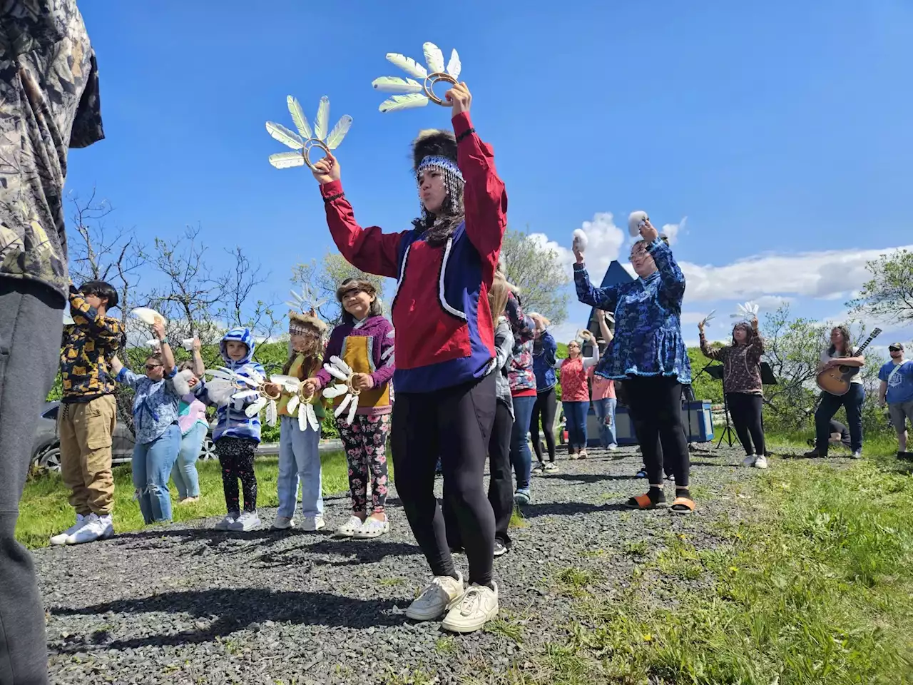 Yup’ik dancing, Christian prayers mark Dillingham’s blessing of the fleet