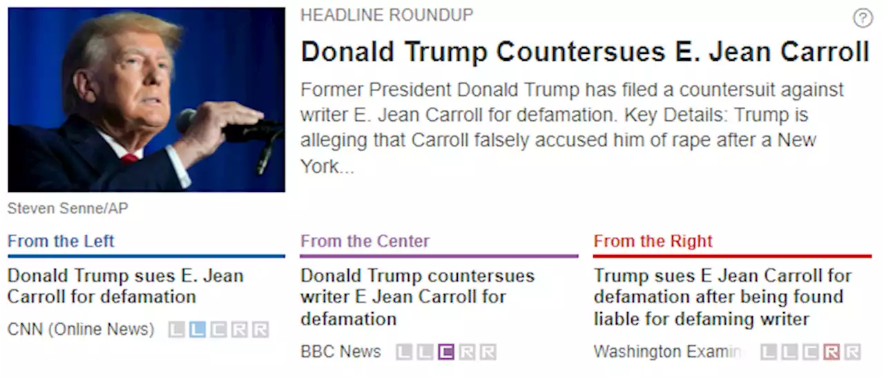 Donald Trump Countersues E Jean Carroll