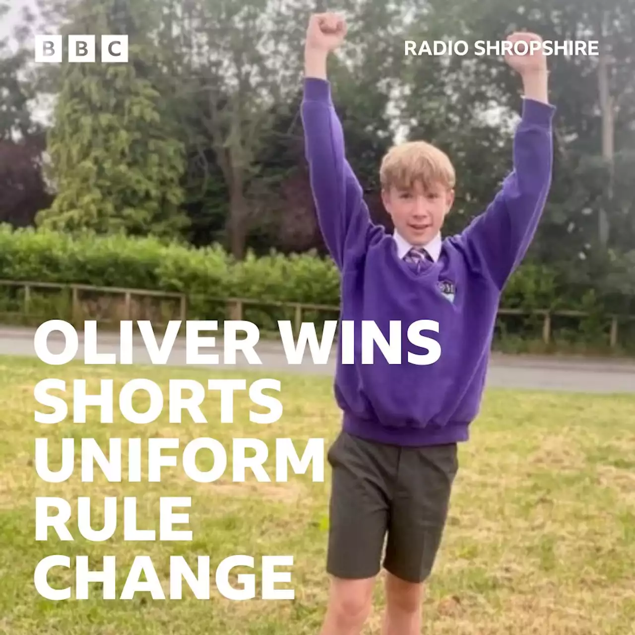 Shropshire school shorts u-turn after boy's skirt protest