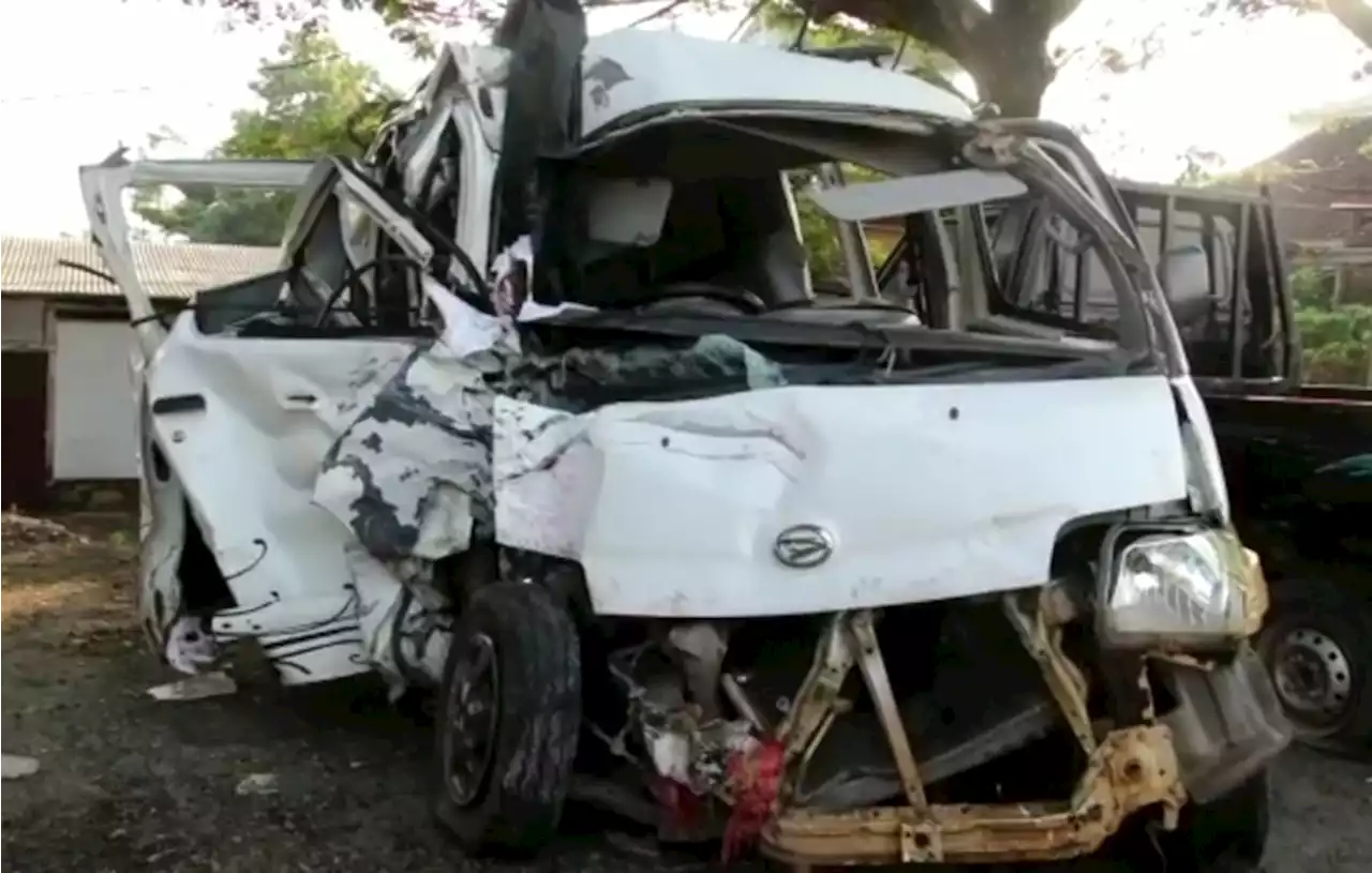 Adu Banteng Bus vs Minibus di Pringsewu, 2 Tewas dan 7 Orang Luka Parah