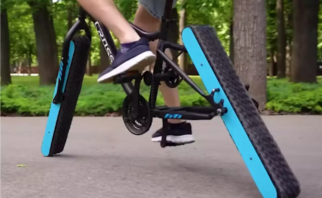 Wheelless bike amazes the internet