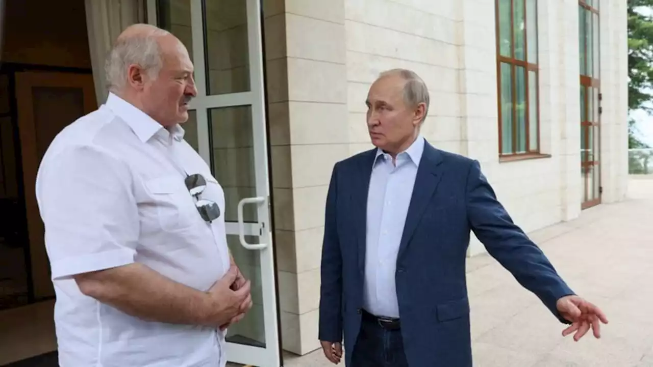 Belarus leader, long the supplicant, feted in Russia after mutiny role