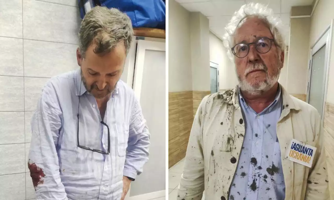 Sergio Jaramillo y Héctor Abad, ilesos tras ataque con misil en Ucrania