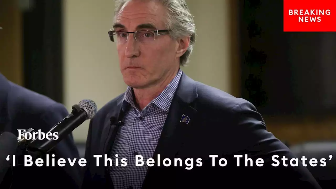 2024 Republican Presidential Candidate Doug Burgum Vows Not To Sign Federal Abortion Ban If Elected