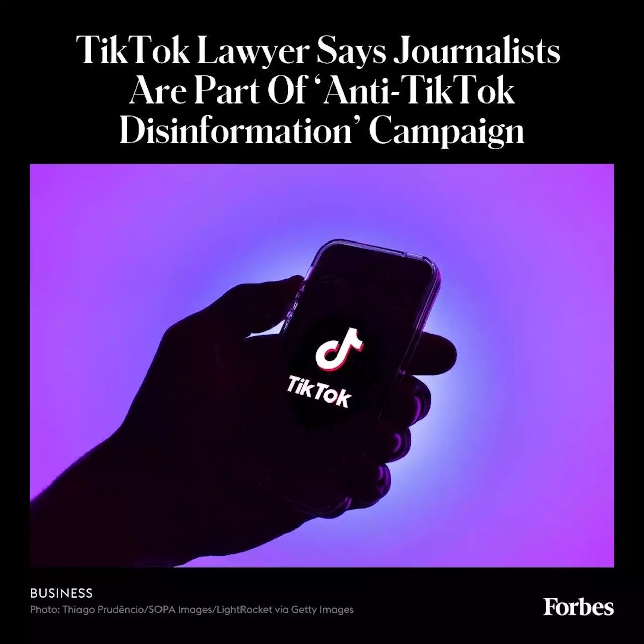 TikTok Lawyer Says Journalists Are Part Of ‘Anti-TikTok Disinformation’ Campaign