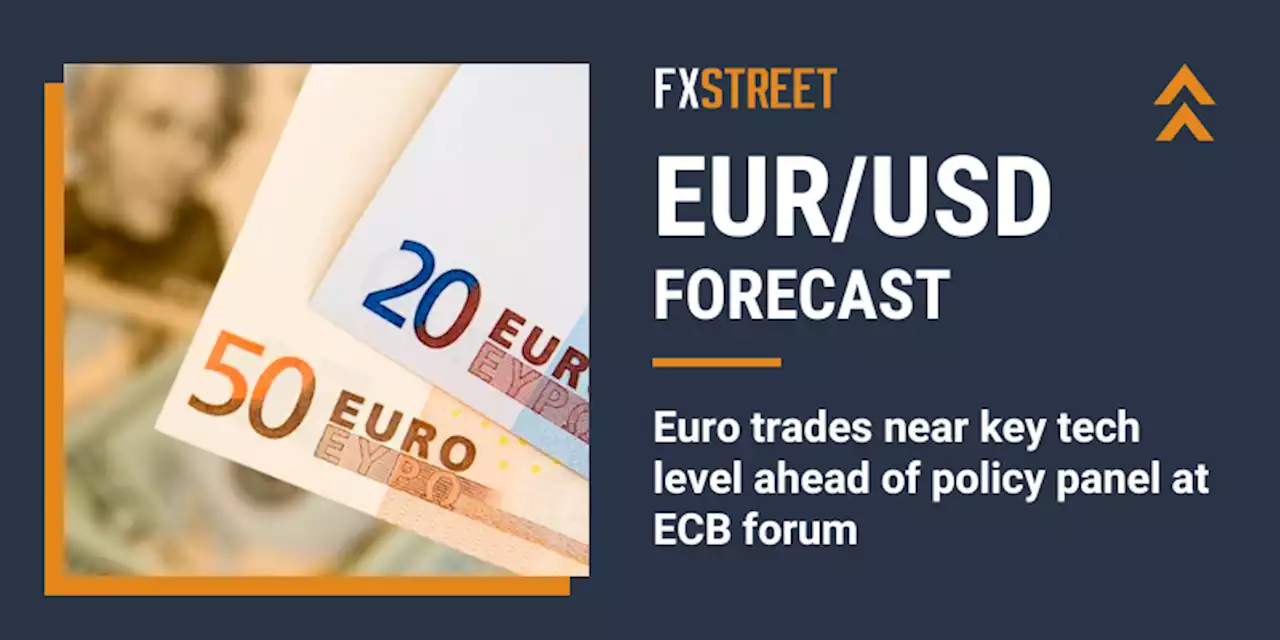 EUR/USD Forecast: Euro trades near key tech level ahead of policy panel at ECB forum