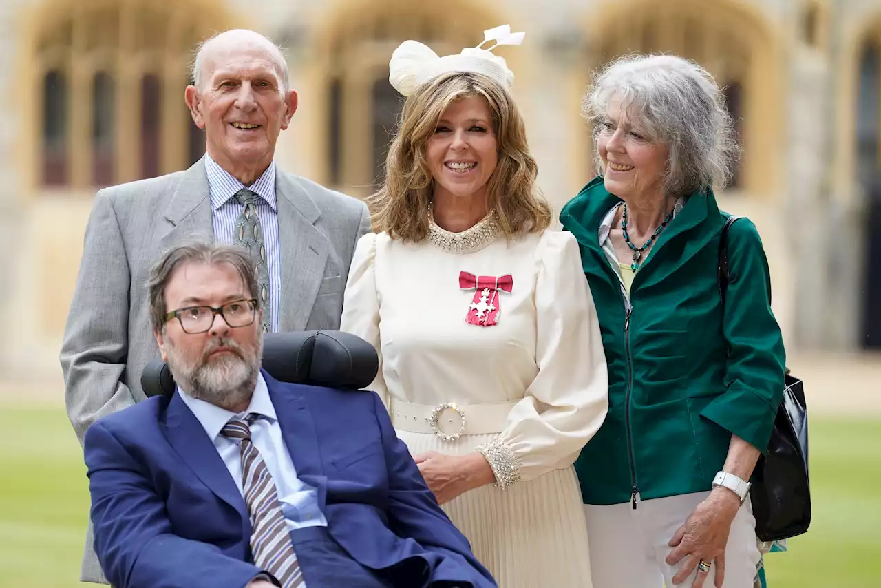 Kate Garraway Supported By Proud Husband Derek Draper As She Receives MBE