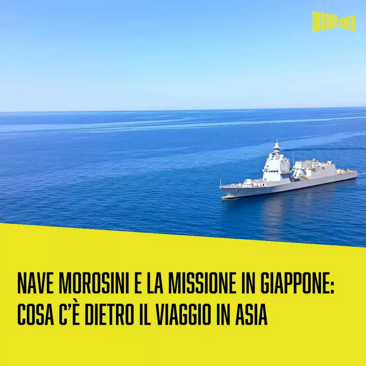 Nave Morosini e la missione in Giappone: cosa c'è dietro il viaggio in Asia