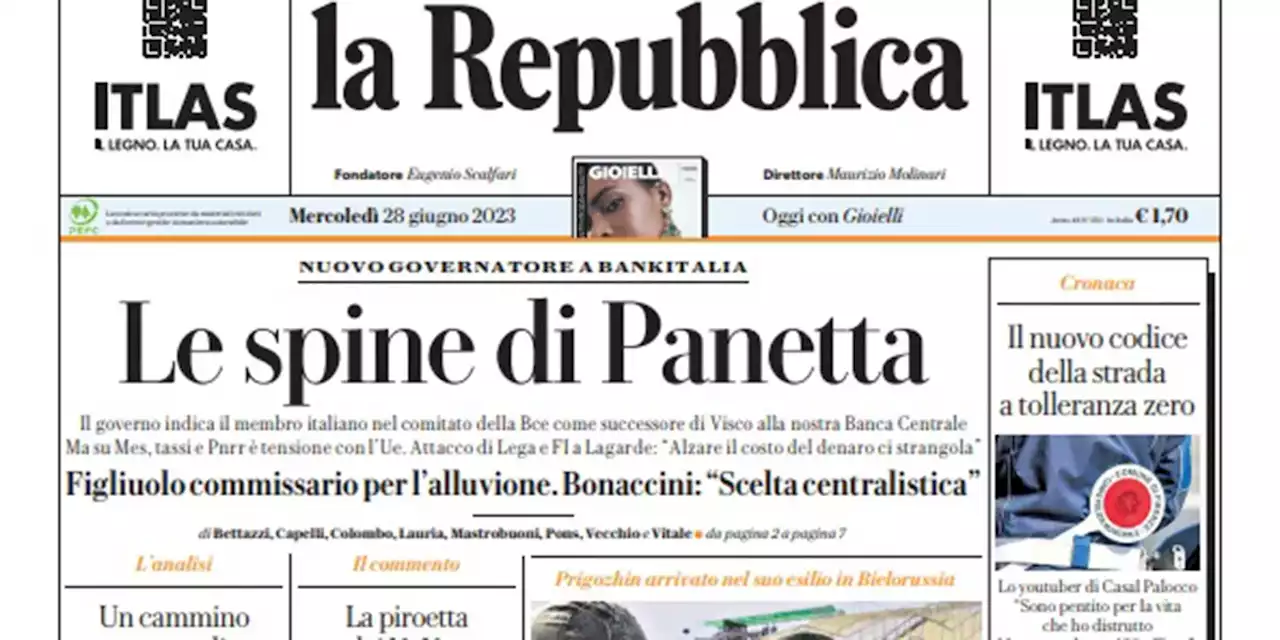 Le prime pagine di oggi - Il Post