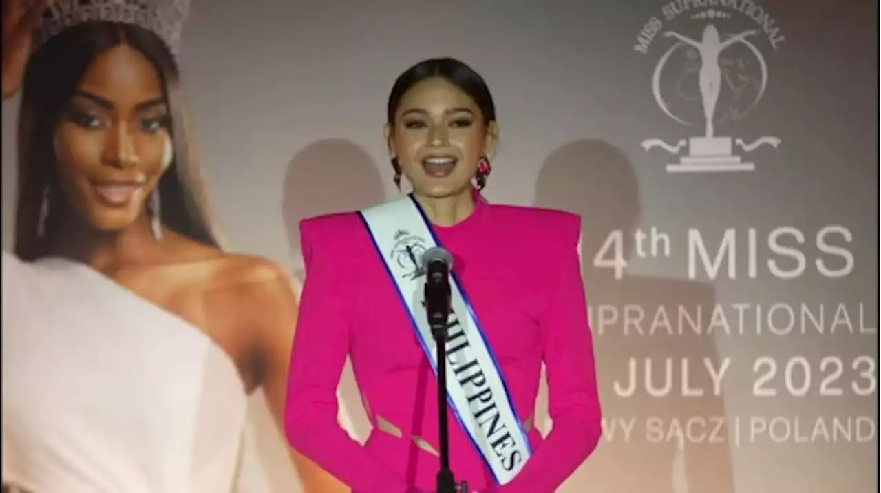 Pauline Amelinckx finally gets to wear the ‘Philippines’ sash in Supranational tilt in Poland