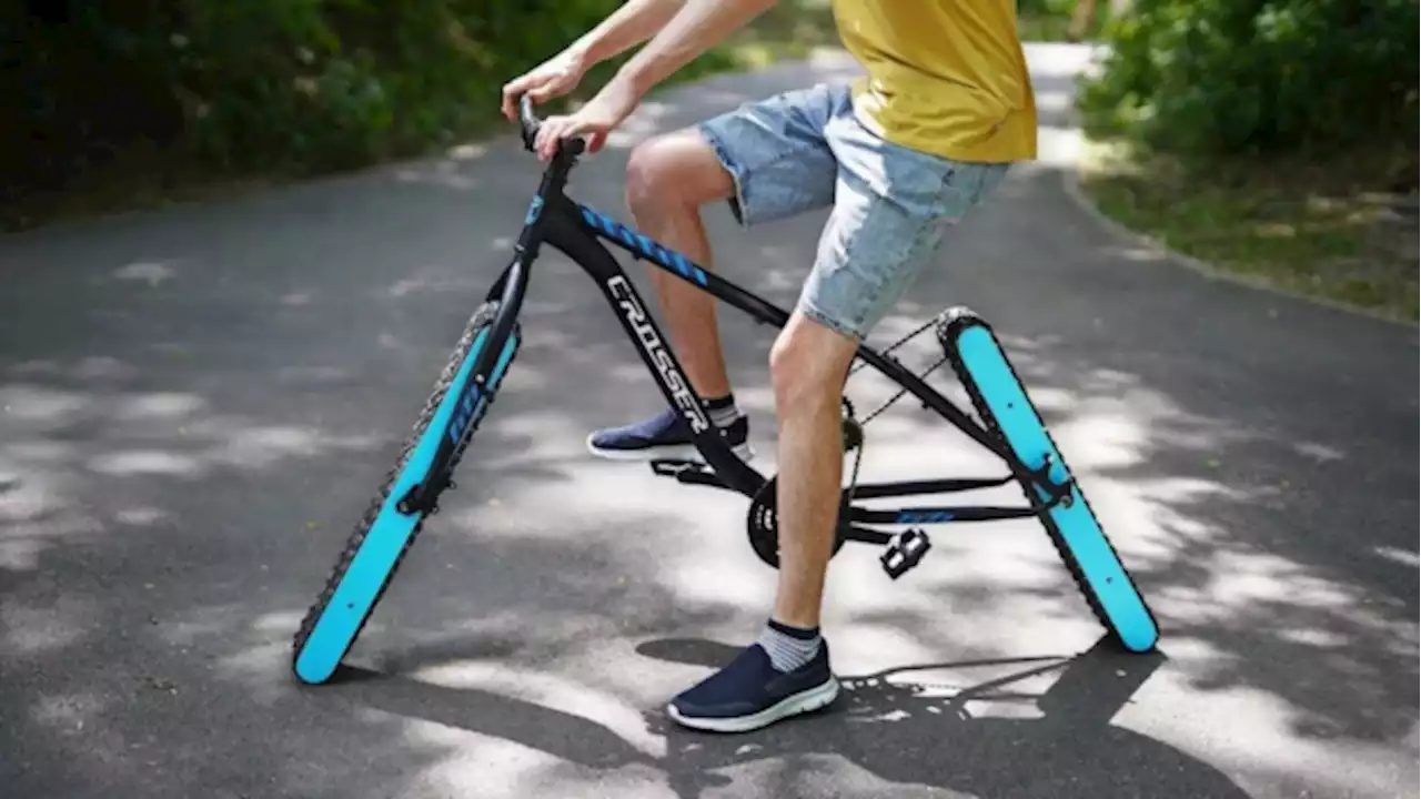 Wheelless bike amazes the internet