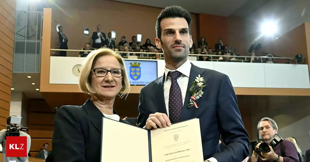 Niederösterreich: LH-Stellvertreter Udo Landbauer hadert mit seinem Titel