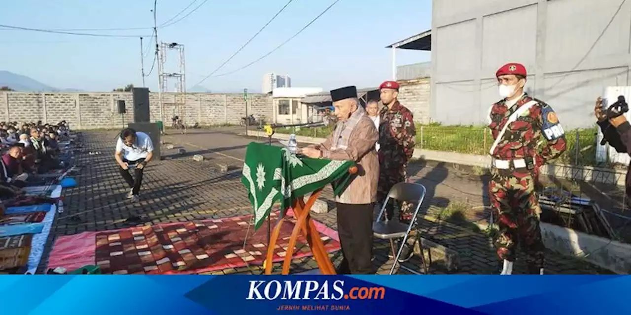 Amien Rais Jadi Khatib Shalat Idul Adha Warga Muhammadiyah di Kabupaten Bandung