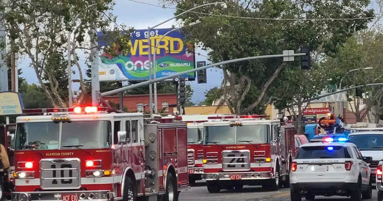 San Leandro apartment complex fire displaces more than 150 people