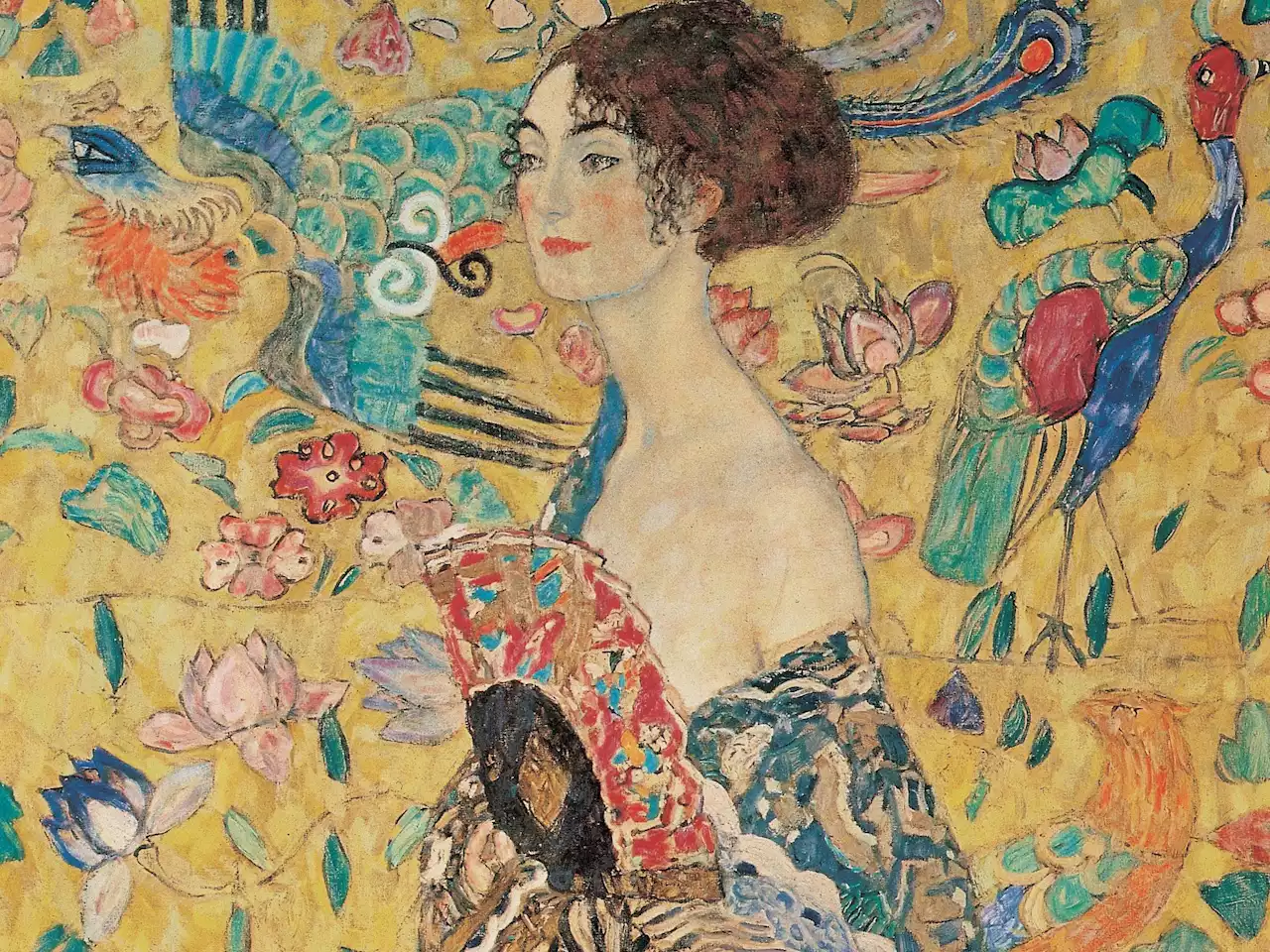 'Dama con abanico' de Klimt se convierte en la obra más cara subastada en Europa